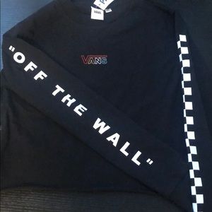 vans cropped long sleeve